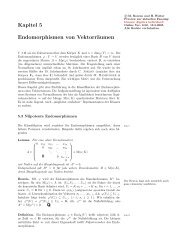 Jordansche Normalform für nilpotente Endomorphismen