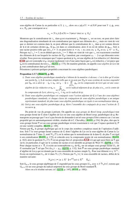 TH`ESE ´Etude des Orbites Nilpotentes par l'Application de Springer ...
