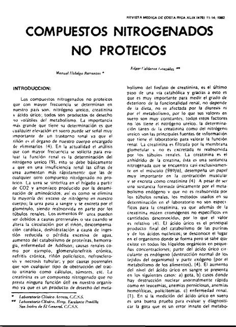 COMPUESTOS NITROGENADOS NO PROTEICOS - Binasss