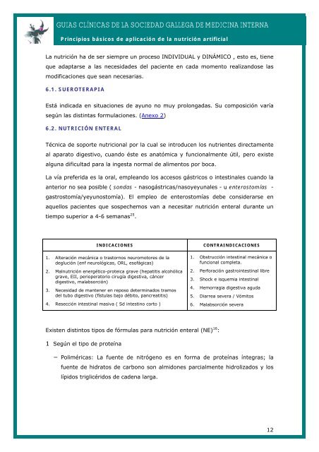 La desnutrición en el paciente hospitalizado. Principios básicos de ...