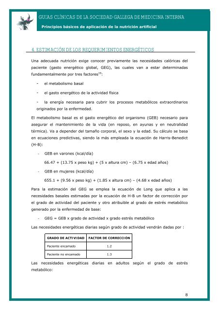 La desnutrición en el paciente hospitalizado. Principios básicos de ...