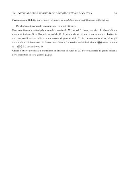 Algebre di Lie semisemplici, sistemi di radici e loro classificazione