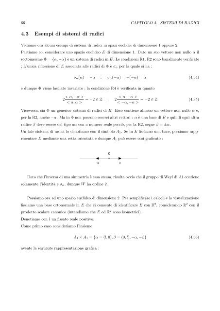 Algebre di Lie semisemplici, sistemi di radici e loro classificazione