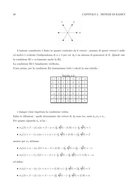 Algebre di Lie semisemplici, sistemi di radici e loro classificazione