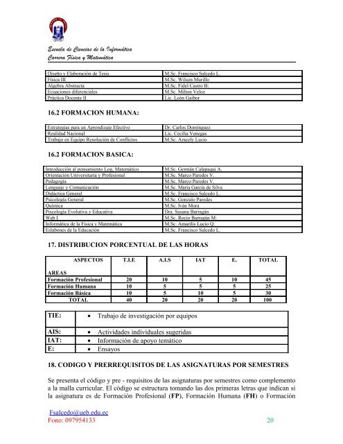 Proyecto Física y Matemática - FCE - Universidad Estatal de Bolívar