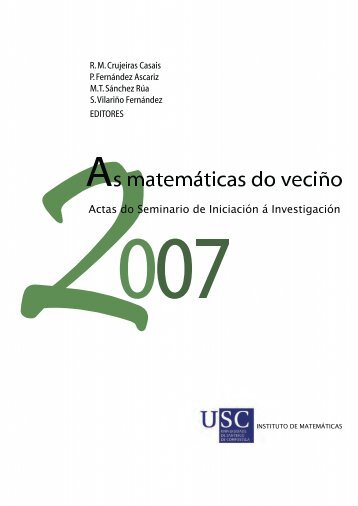 Actas do Seminario de Iniciación á Investigación (2007