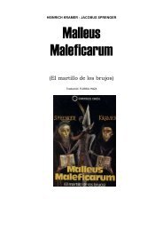 Malleus Maleficarum - Reflexiones Marginales