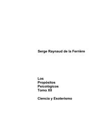 ciencia y esoterismo - Serge Raynaud de la Ferriere