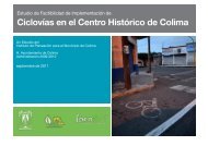 Ciclovías en el Centro Histórico de Colima - Instituto de Planeación ...