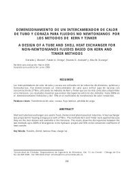 Dimensionamiento de un intercambiador de calor de tubo y coraza ...