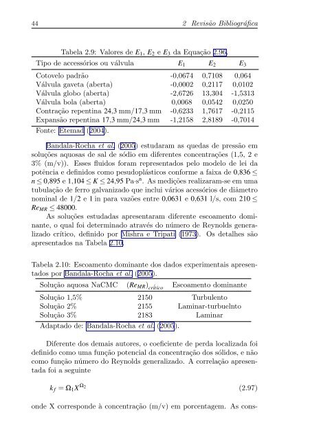 Escoamento de fluídos não newtonianos