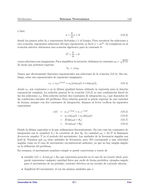 FI1002 - SISTEMAS NEWTONIANOS Apuntes del curso Elaborado ...