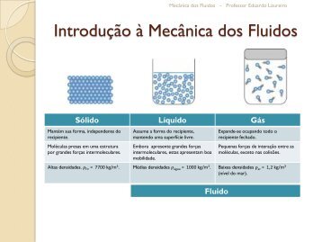 Mecânica dos Fluidos
