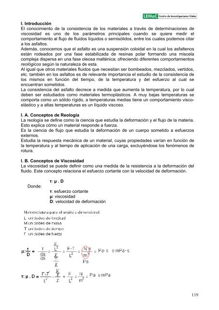 reología de ligantes asfalticos mediante el viscosimetro ... - LEMaC