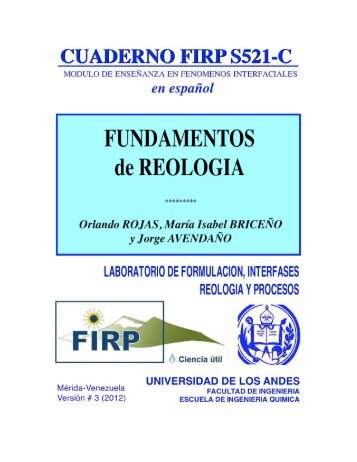 S521C Cara indice - Laboratorio FIRP - Universidad de Los Andes