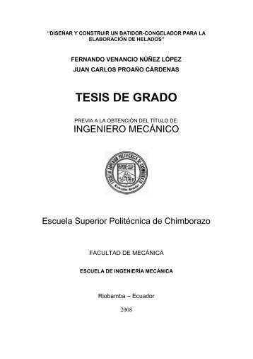 TESIS DE GRADO - DSpace ESPOCH