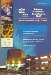 2006 - Instituto Peruano de Energía Nuclear