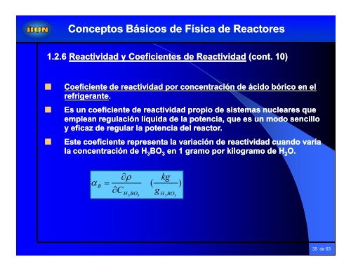Tema 1 Conceptos Básicos de Física de Reactores