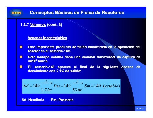 Tema 1 Conceptos Básicos de Física de Reactores