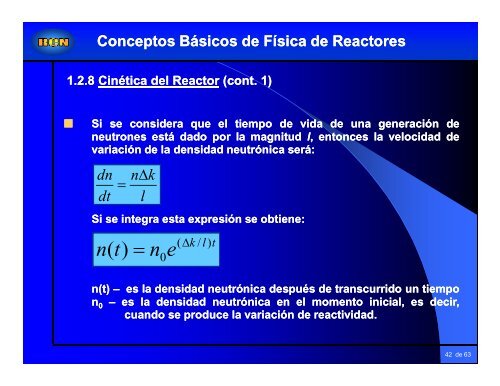 Tema 1 Conceptos Básicos de Física de Reactores