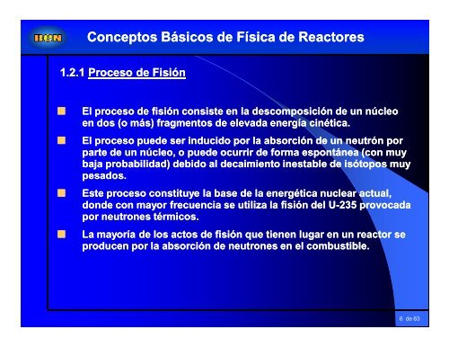 Tema 1 Conceptos Básicos de Física de Reactores