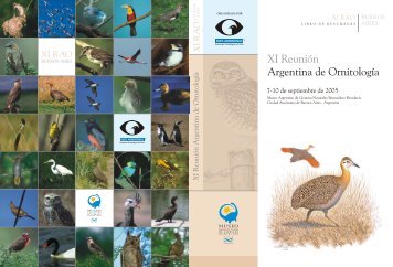 XI Reunión Argentina de Ornitología - Aves Argentinas