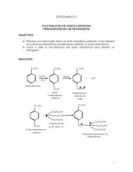 SULFONACIoN DE DODECILBENCENO - quimica organica