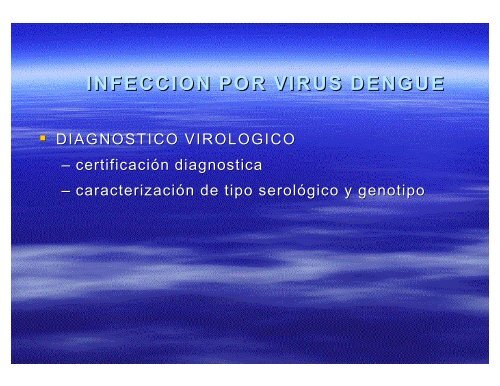 El virus del Dengue