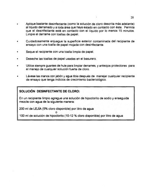 Técnicas cualitativas para el control de calidad del agua -- TALLER ...