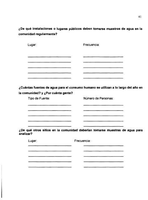 Técnicas cualitativas para el control de calidad del agua -- TALLER ...