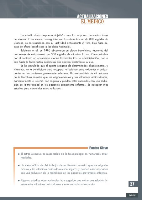 Vitaminas y antioxidantes - El Médico Interactivo