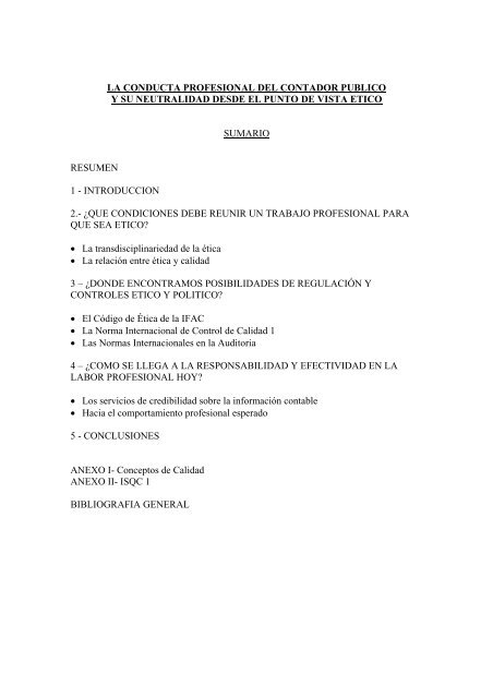 La conducta del Contador Público nunca es neutra - CPBA