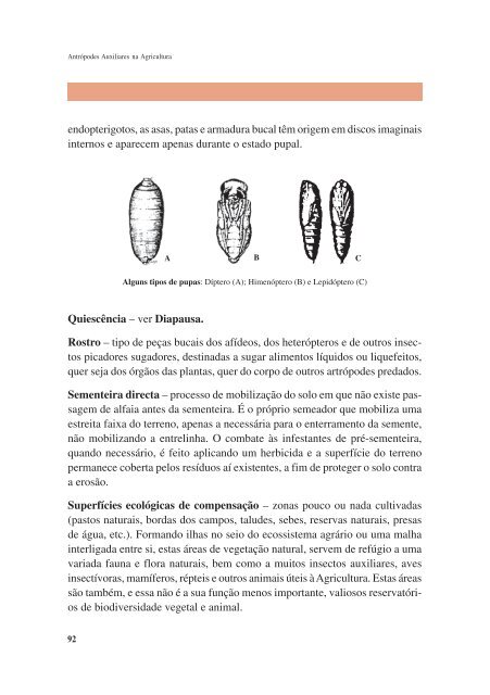 Artropodes Auxiliares na Agricultura - Direcção Regional de ...