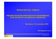 NEUROLOGÍA DEL TRABAJO PREVENCIÓN DE NEUROPATÍAS ...