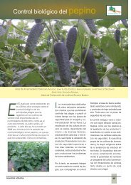 Control biológico de las plagas del pepino en