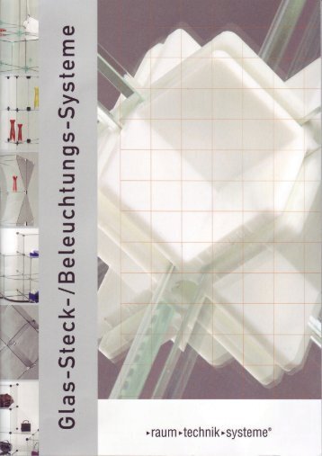 Glas-Steck-System - raum technik systeme