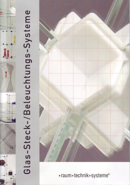 Glas-Steck-System - raum technik systeme