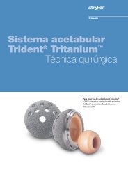 Sistema acetabular Trident® Tritanium™ - quirofano de Trauma