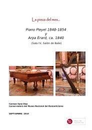 Piano Pleyel, 1848 - Museo del Romanticismo - Ministerio de ...