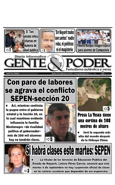 Con paro de labores se agrava el conflicto SEPEN ... - Gente y Poder