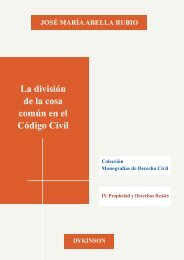 La división de la cosa común en el Código Civil - Publidisa