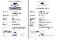 EC type-examination certificate - Acla-Werke GmbH