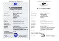 EC type-examination certificate - Acla-Werke GmbH