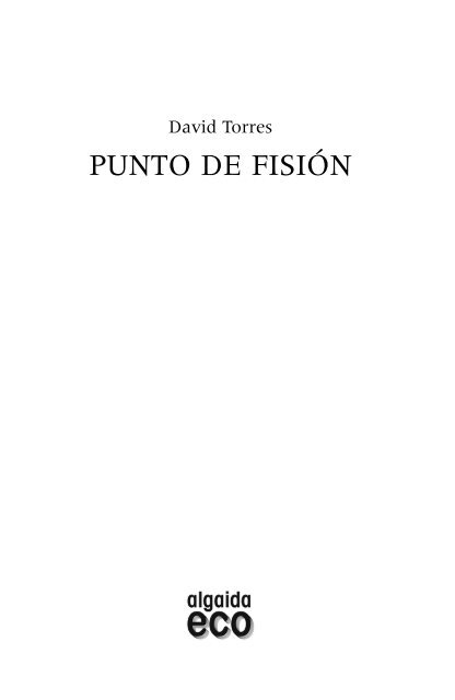 punTo De fisión