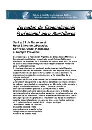 Jornadas de Especialización Profesional para Martilleros