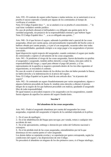 Código de Comercio de la República de Nicaragua - Poder Judicial