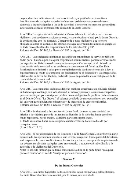 Código de Comercio de la República de Nicaragua - Poder Judicial