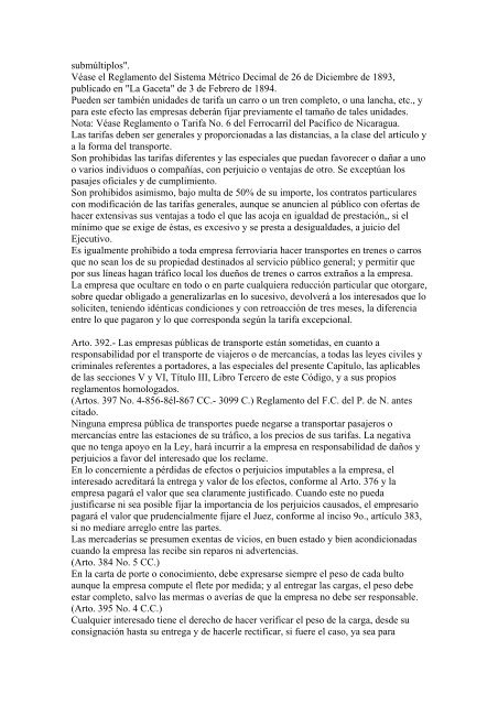 Código de Comercio de la República de Nicaragua - Poder Judicial