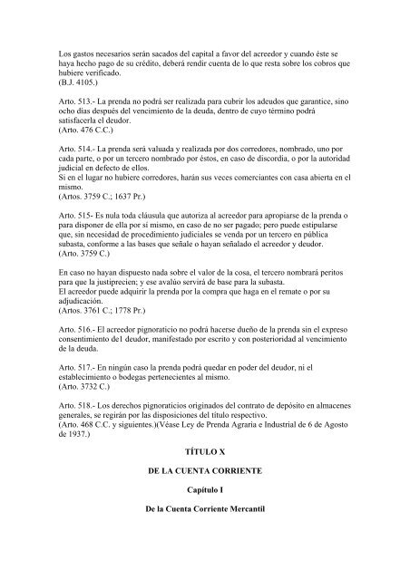 Código de Comercio de la República de Nicaragua - Poder Judicial