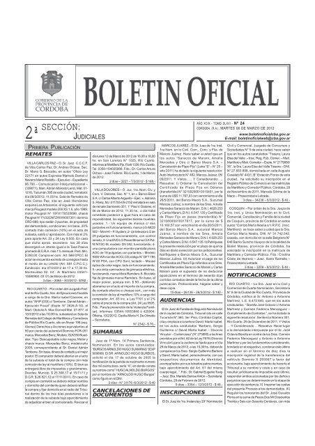 Boletín Nº 24 - Boletin Oficial